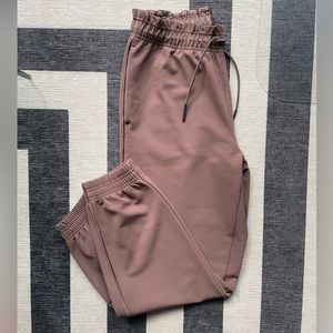 Athleta satin striped jogger